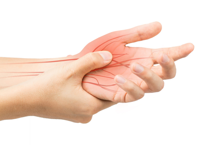 Cannabis for Nerve Pain in hand